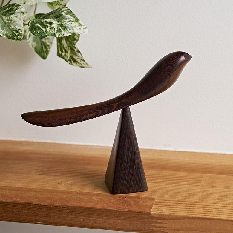 靴 べら シューホーン 小 鳥 子 天然 木 製 ウッド スタンド 付き  バード オブジェ かわいい 玄関 インテリア おしゃれ 北欧 リゾート 雑貨 西海岸 94197 | ブランド登録なし | 09