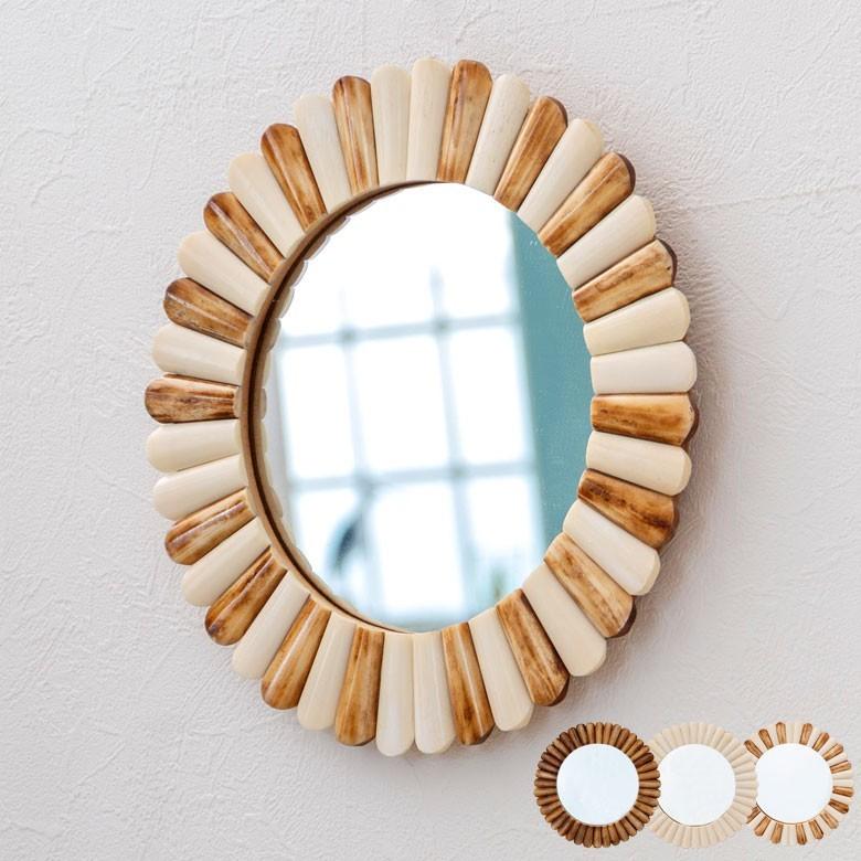 フォトフレーム 写真たて 円形 直径約29cm フラワーモチーフ 花形 ナチュラル おしゃれ ブラウン アイボリー インテリア 94227 | ブランド登録なし