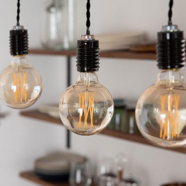 LED電球 E26口金 クリア 暖色系 エジソン電球 レトロランプ 照明 裸電球 ヴインテージ エジソン型 ライト フィラメント 照明器具　エジソンランプ 94601 | ブランド登録なし | 06