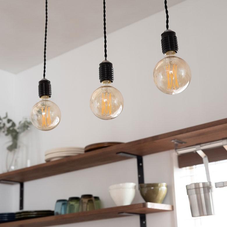 LED電球 E26口金 クリア 暖色系 エジソン電球 レトロランプ 照明 裸電球 ヴインテージ エジソン型 ライト フィラメント 照明器具　エジソンランプ 94601 | ブランド登録なし | 07