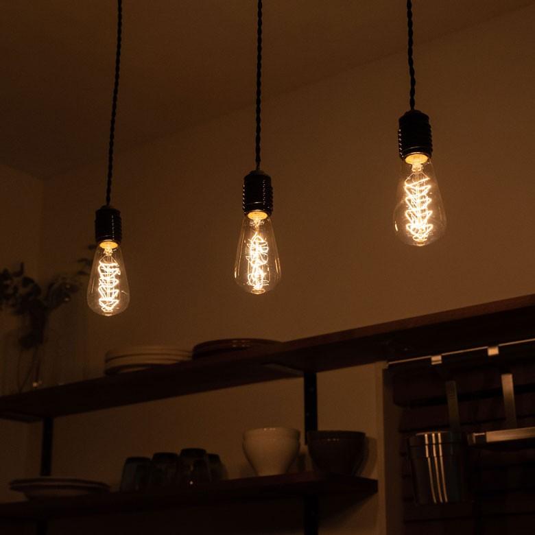 白熱電球 レトロランプ エジソン型 なす型 電球色 直径6.5cm E26 クリア アンバー色 ライト フィラメント 照明器具 エジソンランプ おしゃれ ヴィンテージ 94613 | ブランド登録なし | 05