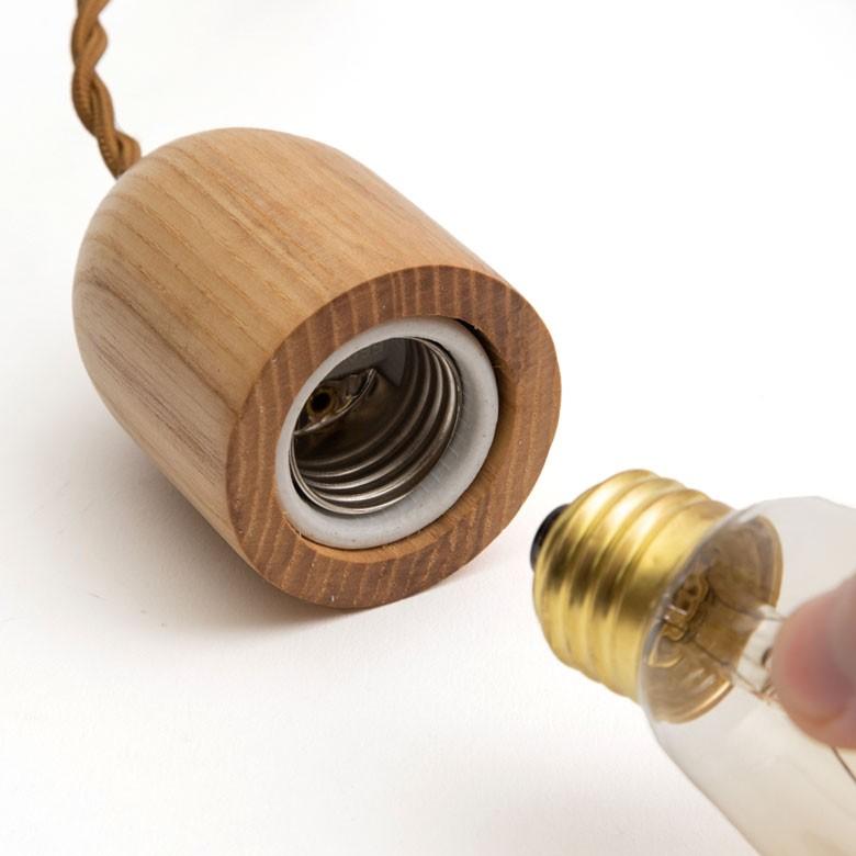 ペンダントライト ソケット 電球ソケット E26 おしゃれ 電球別 照明 リビング ダイニング キッチン レトロ 吊り下げ ナチュラル 94614 | ブランド登録なし | 04