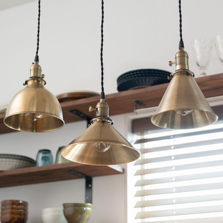 ペンダントライト ランプシェード 吊り下げ 照明 21.5cm おしゃれ アンティーク LED対応 E26 シーリング レトロ カフェ ダイニング キッチン 94624 | ブランド登録なし | 10