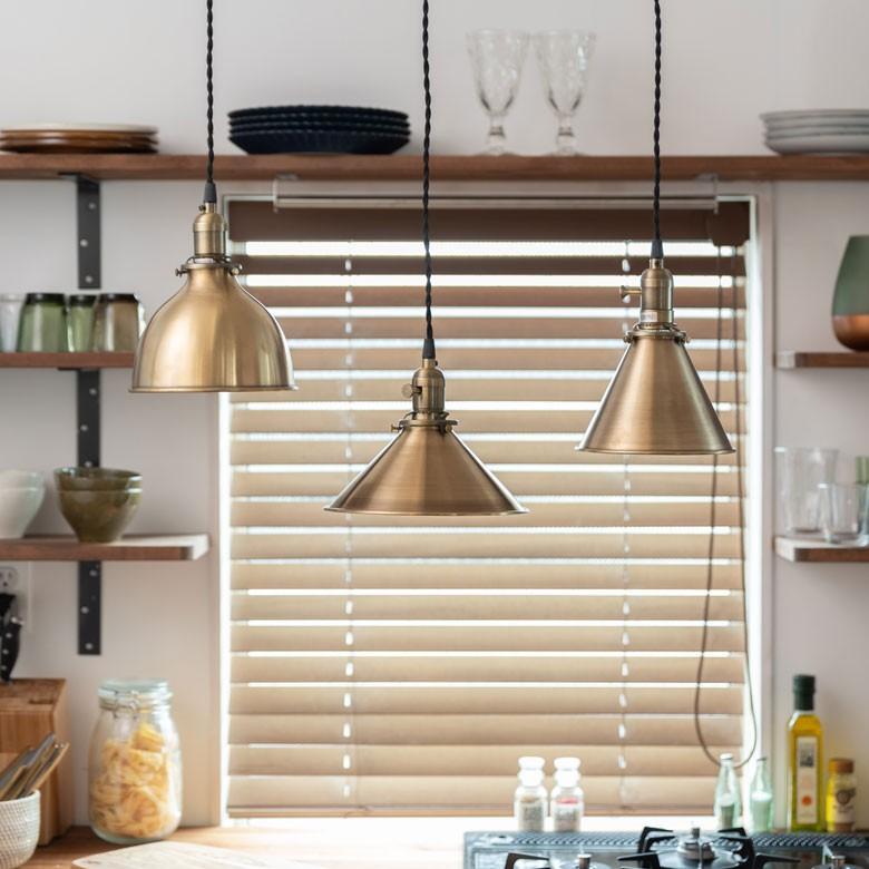 ペンダントライト ランプシェード 吊り下げ 照明 21.5cm おしゃれ アンティーク LED対応 E26 シーリング レトロ カフェ ダイニング キッチン 94624 | ブランド登録なし | 11