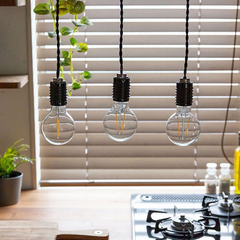 LED電球 レトロ ランプ エジソン LED 電球 球 ボール型 電球色 直径8cm E26 クリア フィラメント 裸電球 照明 おしゃれ ペンダント ライト 省エネ エコ 94625 | ブランド登録なし | 07