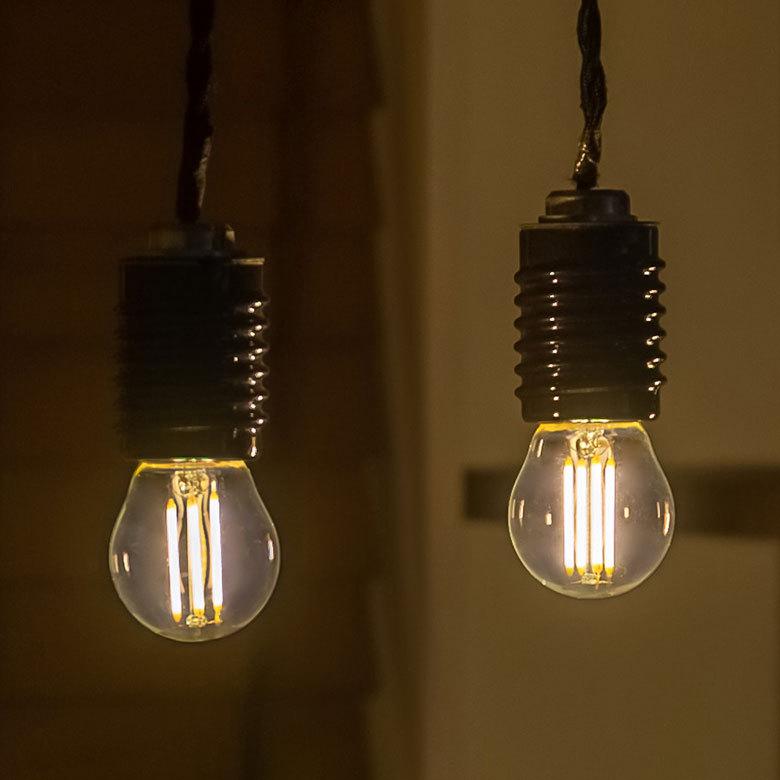 LED電球 レトロ ランプ エジソン LED 電球 球 梨型 電球色 直径4cm E26 クリア フィラメント 裸電球 照明 おしゃれ ペンダント ライト 省エネ エコ 94628 | ブランド登録なし | 02