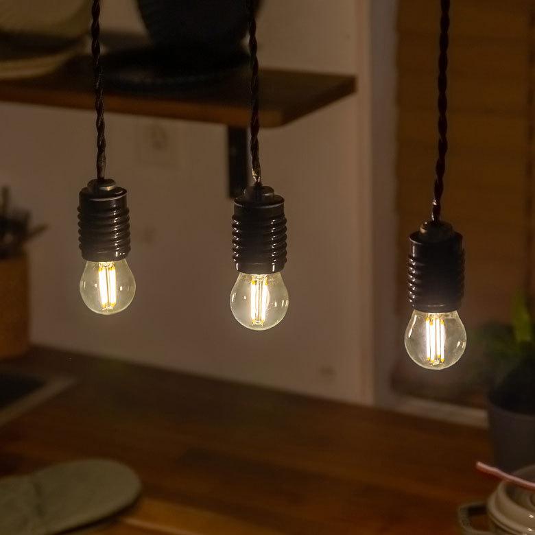LED電球 レトロ ランプ エジソン LED 電球 球 梨型 電球色 直径4cm E26 クリア フィラメント 裸電球 照明 おしゃれ ペンダント ライト 省エネ エコ 94628 | ブランド登録なし | 05