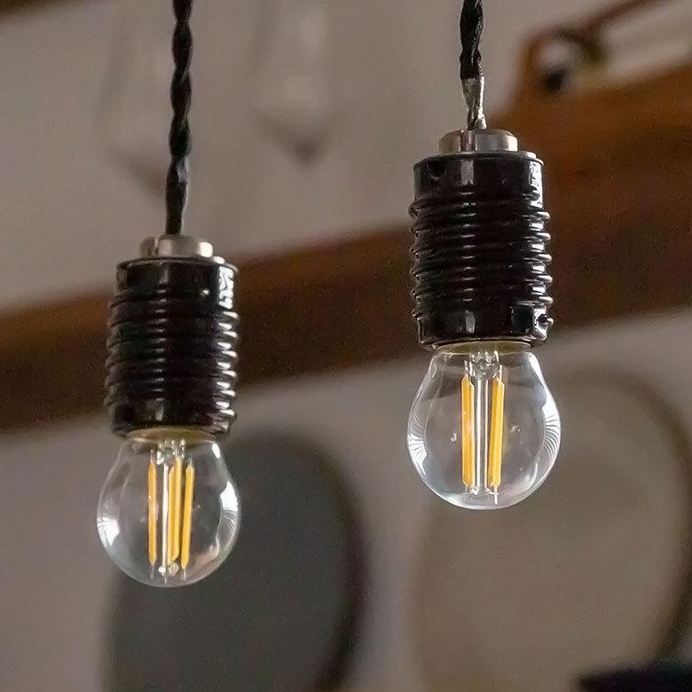 LED電球 レトロ ランプ エジソン LED 電球 球 梨型 電球色 直径4cm E26 クリア フィラメント 裸電球 照明 おしゃれ ペンダント ライト 省エネ エコ 94628 | ブランド登録なし | 06