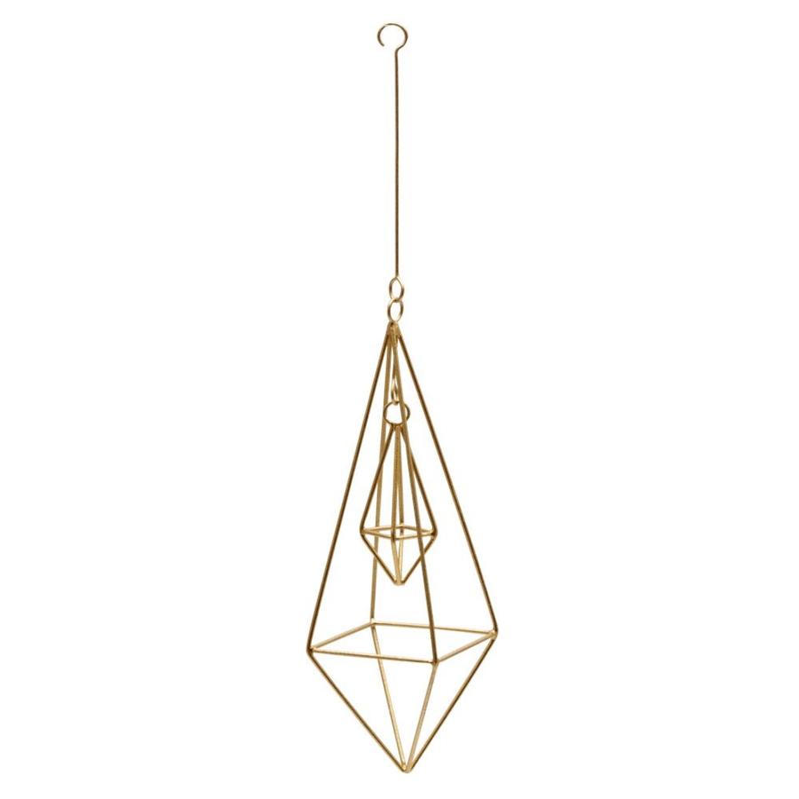 オーナメント アイアン 金属 ワイヤー 多面体 ゴールド シルバー 長さ14cm クリスマスデコレーション デコレーション 飾り おしゃれ 北欧 クリスマス雑貨 94726 | ブランド登録なし | 13