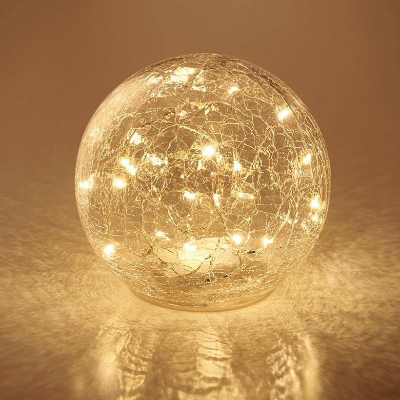 ガラス ドーム LED ライト Sサイズ 電飾 ボール型 雪の家 イルミネーション 電池式 おしゃれ 照明 オブジェ 置物 リビング インテリア 北欧 雑貨 西海岸 94737 | ブランド登録なし | 14