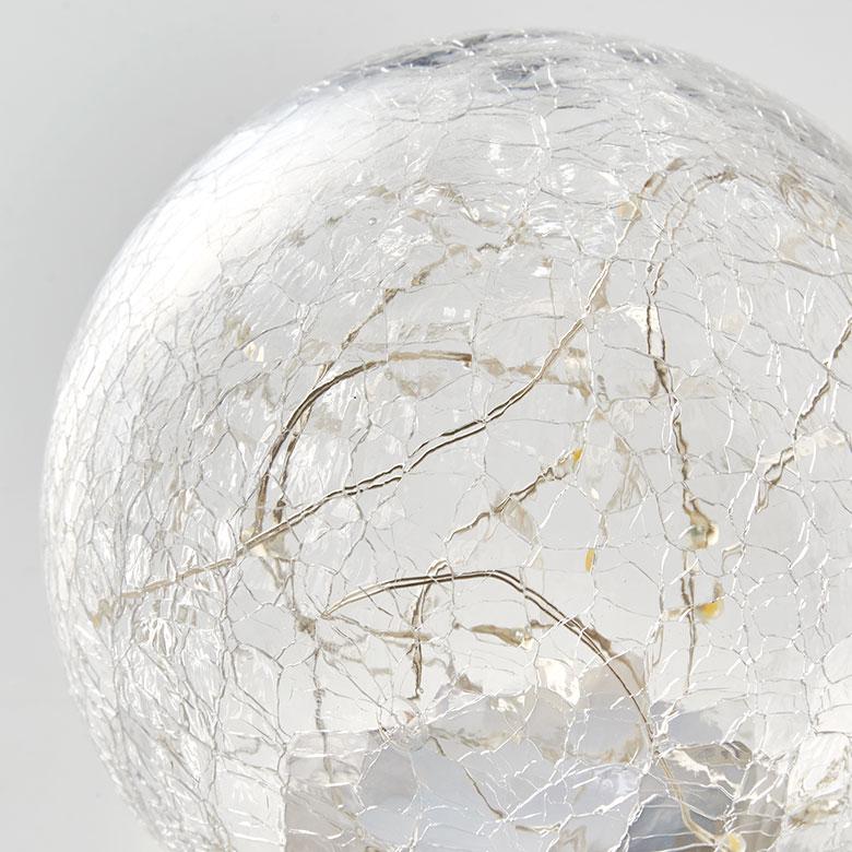 ガラス ドーム LED ライト Sサイズ 電飾 ボール型 雪の家 イルミネーション 電池式 おしゃれ 照明 オブジェ 置物 リビング インテリア 北欧 雑貨 西海岸 94737 | ブランド登録なし | 15