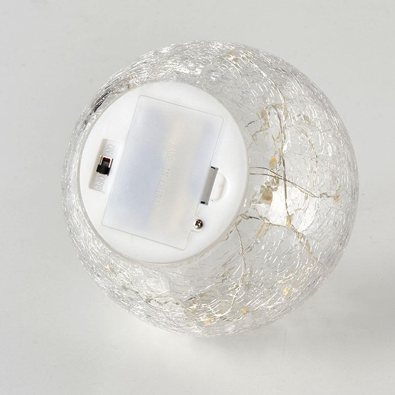 ガラス ドーム LED ライト Sサイズ 電飾 ボール型 雪の家 イルミネーション 電池式 おしゃれ 照明 オブジェ 置物 リビング インテリア 北欧 雑貨 西海岸 94737 | ブランド登録なし | 17