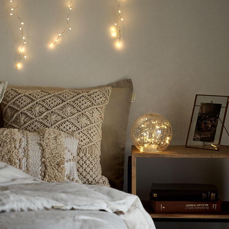 ガラス ドーム LED ライト Lサイズ 電飾 ボール型 雪の家 イルミネーション 電池式 おしゃれ 照明 オブジェ 置物 リビング インテリア 北欧 雑貨 西海岸 94738 | ブランド登録なし | 11