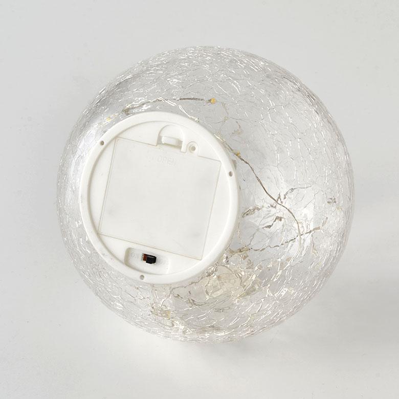 ガラス ドーム LED ライト Lサイズ 電飾 ボール型 雪の家 イルミネーション 電池式 おしゃれ 照明 オブジェ 置物 リビング インテリア 北欧 雑貨 西海岸 94738 | ブランド登録なし | 17