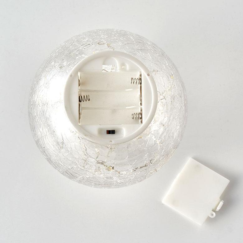 ガラス ドーム LED ライト Lサイズ 電飾 ボール型 雪の家 イルミネーション 電池式 おしゃれ 照明 オブジェ 置物 リビング インテリア 北欧 雑貨 西海岸 94738 | ブランド登録なし | 18