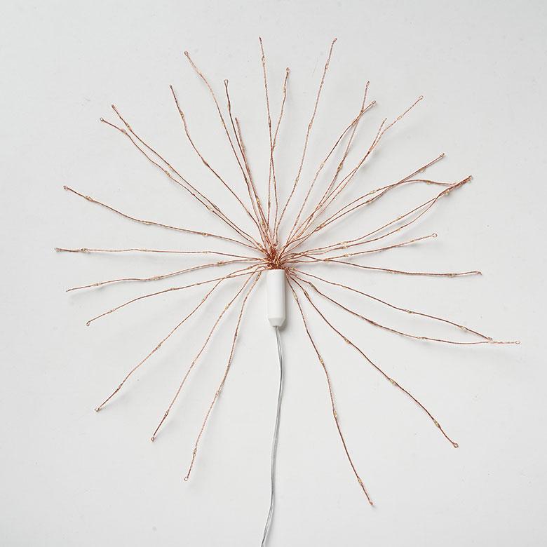 LED ライト クリスマス 電飾 ガーランド 50cm イルミネーション 電池式 直径 24cm デコレーション オブジェ ハロウィン パーティー 誕生日 雑貨 西海岸 94740 | ブランド登録なし | 15