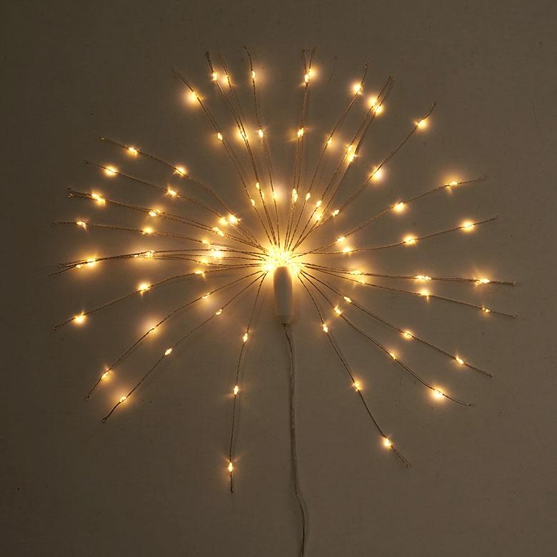 LED ライト クリスマス 電飾 ガーランド 50cm イルミネーション 電池式 直径 24cm デコレーション オブジェ ハロウィン パーティー 誕生日 雑貨 西海岸 94740 | ブランド登録なし | 18