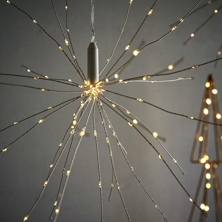 LED ライト クリスマス 電飾 ガーランド 50cm イルミネーション 電池式 直径 24cm デコレーション オブジェ ハロウィン パーティー 誕生日 雑貨 西海岸 94740 | ブランド登録なし | 04