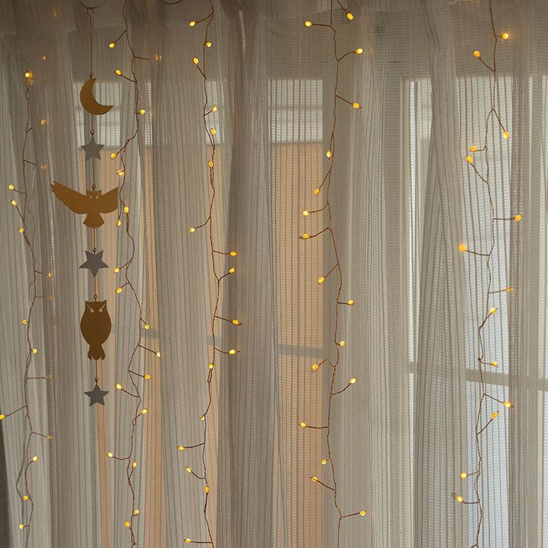 LED ライト クリスマス 電飾 ライン 200cm 2m タイマー リモコン付き イルミネーション USB デコレーション インテリア おしゃれ 北欧 雑貨 西海岸 94745 | ブランド登録なし | 09