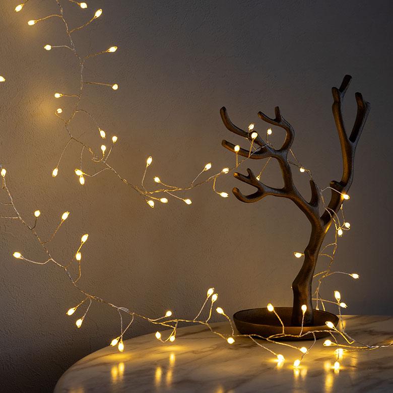 LED ライト クリスマス 電飾 ワイヤー 250cm 2.5m タイマー リモコン付き イルミネーション USB デコレーション インテリア おしゃれ 北欧 雑貨 西海岸 94746 | ブランド登録なし | 10