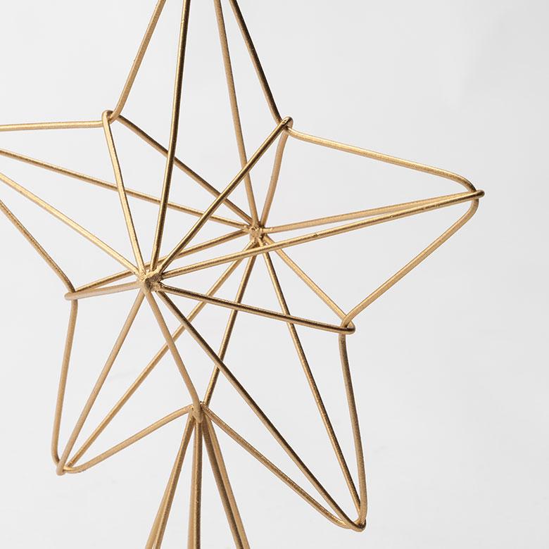 ツリー トッパー クリスマス 星 スター オブジェ オーナメント 約 W