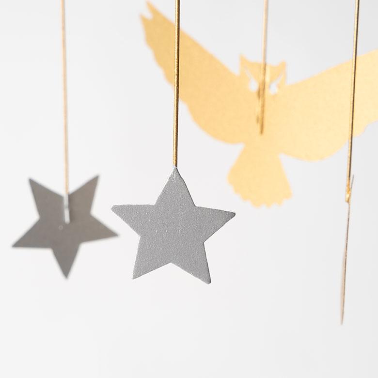 モビール フクロウ オーナメント ブリキ 約 直径 10cm 高さ 28cm クリスマス 装飾 飾り 吊り下げ デコレーション おしゃれ 北欧 雑貨 西海岸 94748 | ブランド登録なし | 11