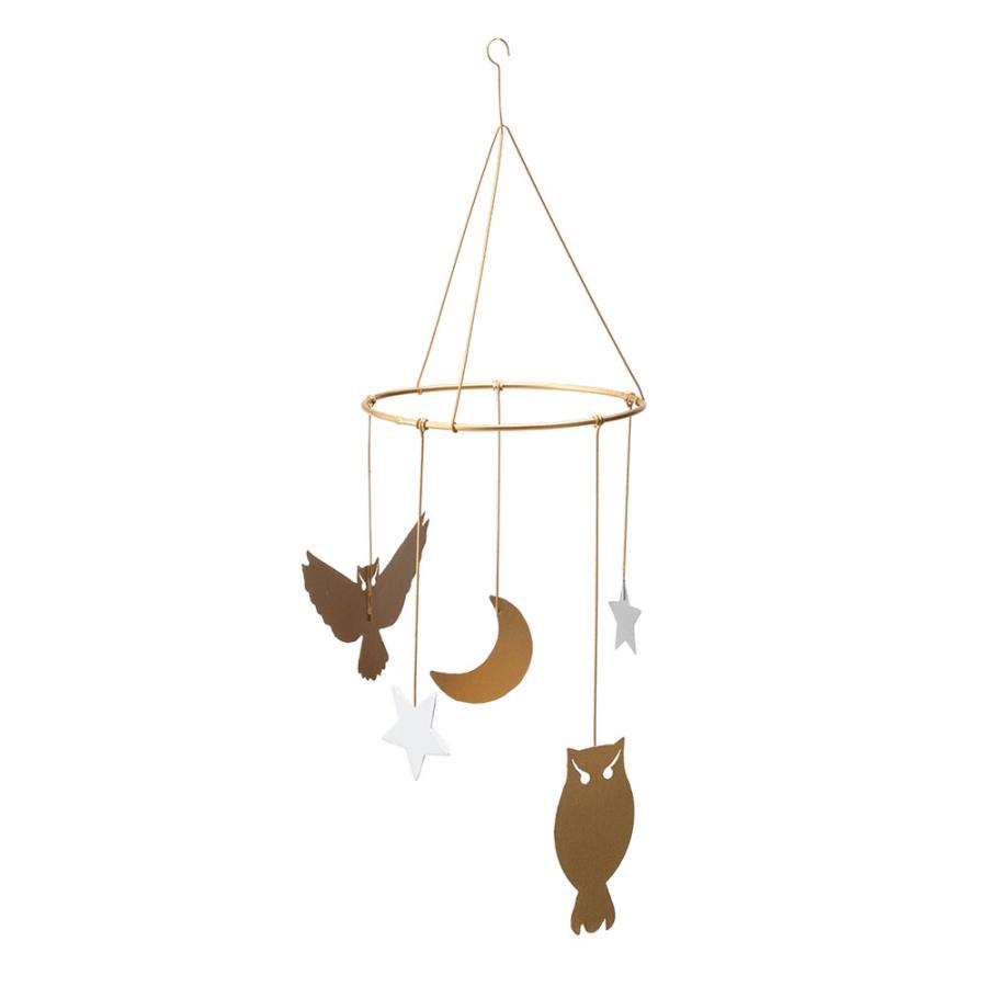 モビール フクロウ オーナメント ブリキ 約 直径 10cm 高さ 28cm クリスマス 装飾 飾り 吊り下げ デコレーション おしゃれ 北欧 雑貨 西海岸 94748 | ブランド登録なし | 13