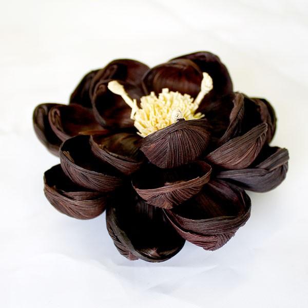 デコレーション 造花 フラワー オブジェ アートフラワー アートプランツ ブラウン コーンリーフ アジア雑貨 インテリア アジア工房 9474 | ブランド登録なし | 01