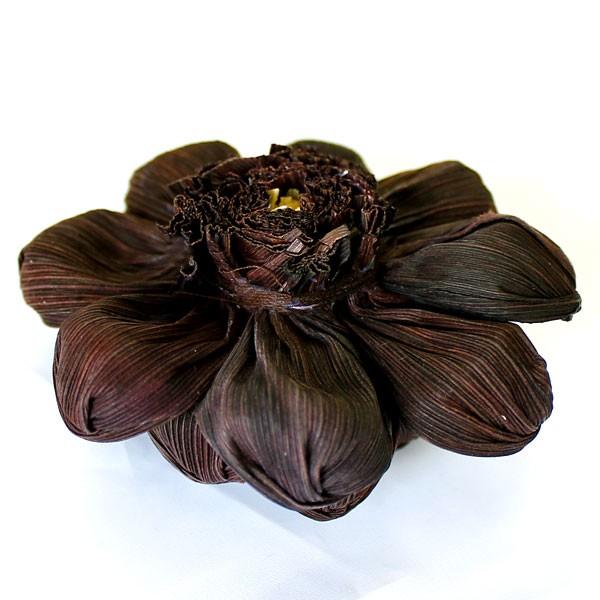 デコレーション 造花 フラワー オブジェ アートフラワー アートプランツ ブラウン コーンリーフ アジア雑貨 インテリア アジア工房 9474 | ブランド登録なし | 03