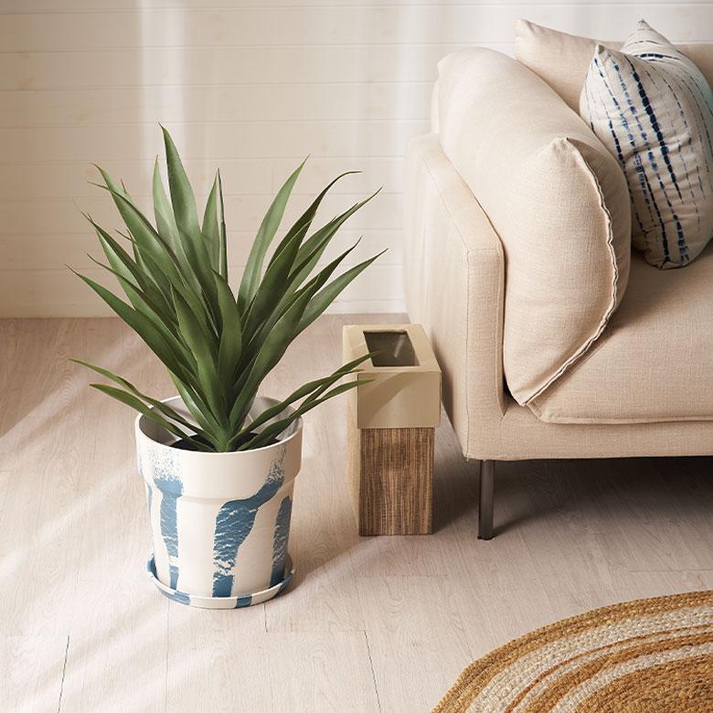 フェイク グリーン アガベ 高さ 70cm 人工 観葉 植物 花 多肉 プランツ オブジェ 造花 アート ディスプレイ おしゃれ 北欧 店舗 インテリア 西海岸 94753 | ブランド登録なし | 05