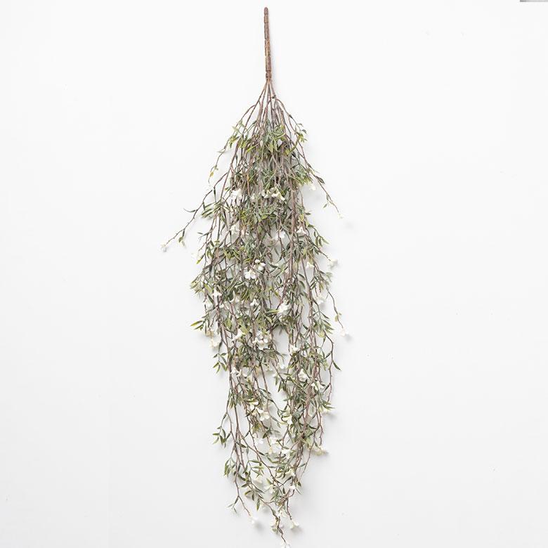 フェイク グリーン ホワイト フラワー 観葉 植物 アーティフィシャル 造花 アート ハンギング ブッシュ リゾート おしゃれ 北欧 インテリア 雑貨 西海岸 94762 | ブランド登録なし | 14