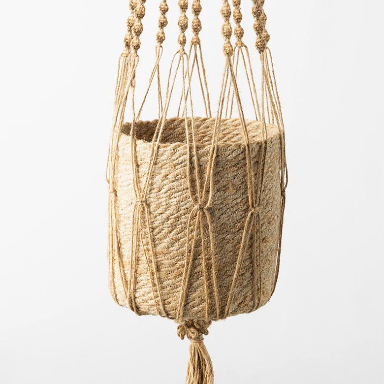 プラント ハンガー ハンギング プランター ジュート 麻 マクラメ 吊り下げ 植物 グリーン フラワー 花 リゾート おしゃれ 北欧 インテリア 雑貨 西海岸 94765 | ブランド登録なし | 10