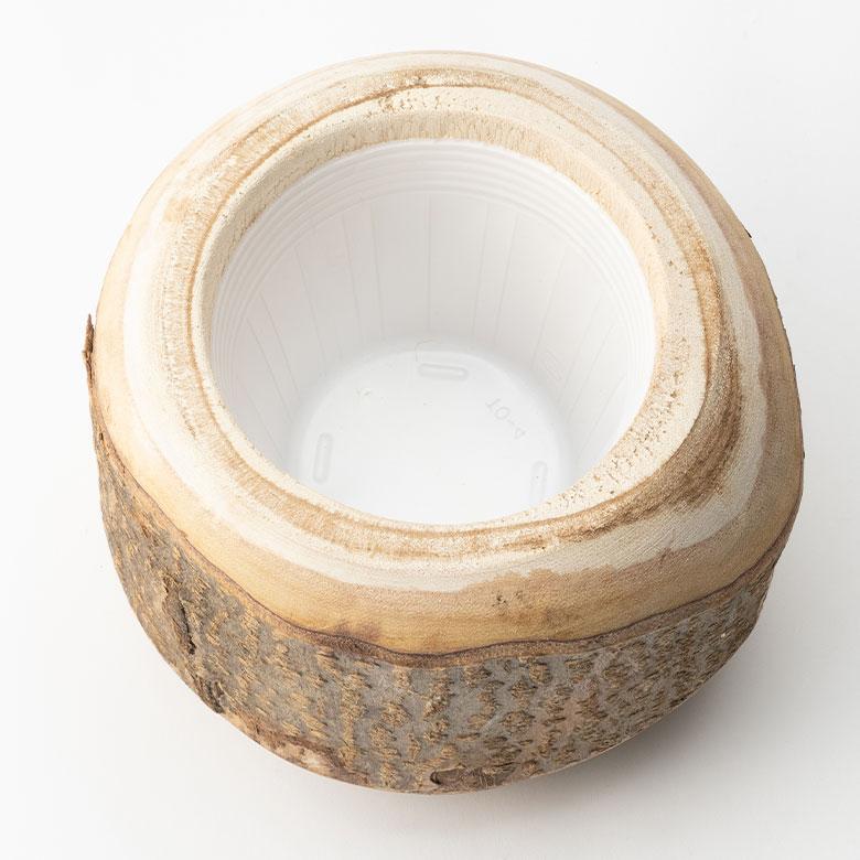 プランター カバー 鉢 天然 木 製 ウッド 約 直径 20cm 底穴なし 防水インナー 3.5号 植物 フラワー リゾート おしゃれ 北欧 インテリア 雑貨 西海岸 94766 | ブランド登録なし | 13