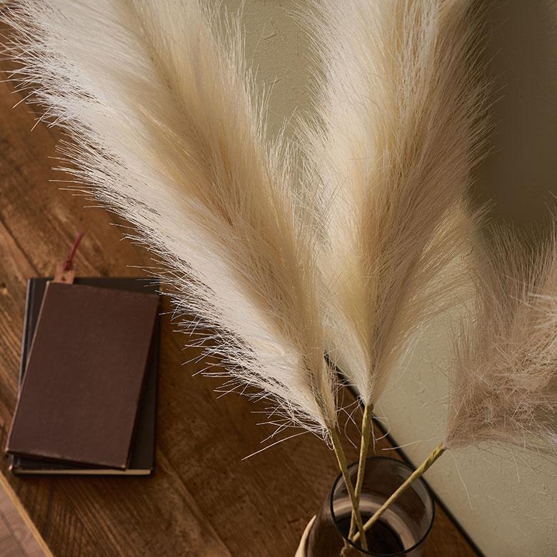 アーティフィシャル フラワー 造花 すすき パンパス フェザー グラス 高さ 約 105cm 花材 フェイク グリーン アレンジメント おしゃれ 北欧 雑貨 西海岸風 94768 | ブランド登録なし | 06