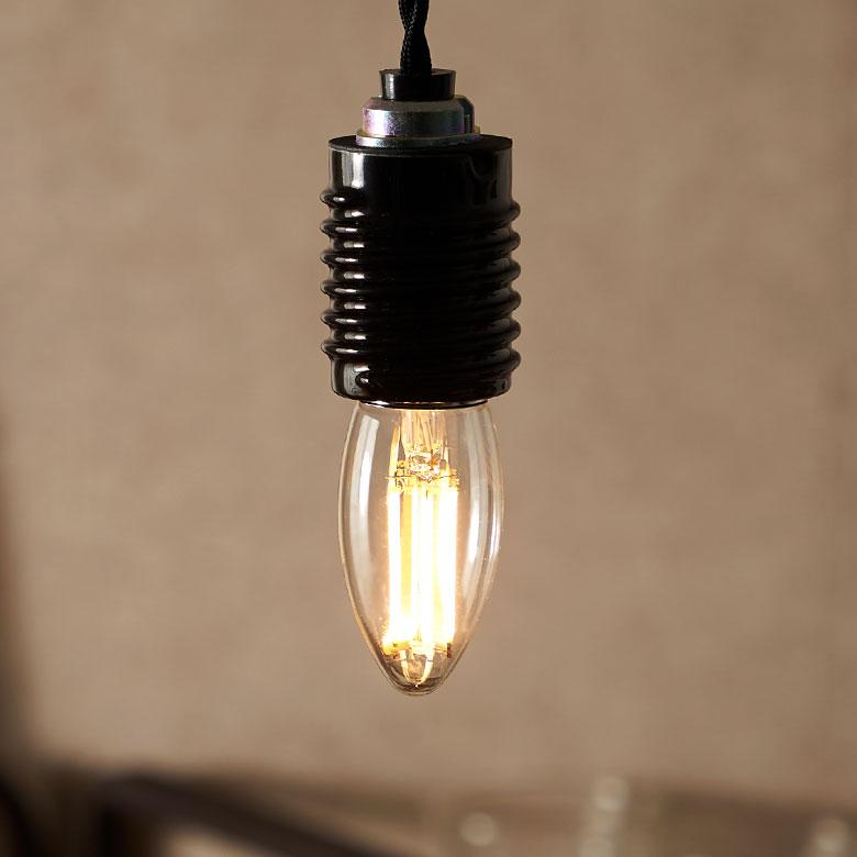 LED 電球 E26 40W 相当 440 ルーメン lm クリア 電球色 シャンデリア 省エネ 節電 長寿命 ライト 照明 天井 おしゃれ 北欧 雑貨 インテリア 西海岸 94773 | ブランド登録なし | 06