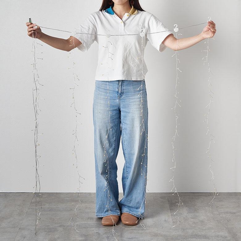 LED ライト クリスマス 電飾 ライン 120cm 6列 イルミネーション USB タイマー デコレーション オブジェ ハロウィン パーティー 誕生日 雑貨 西海岸 947 | ブランド登録なし | 10