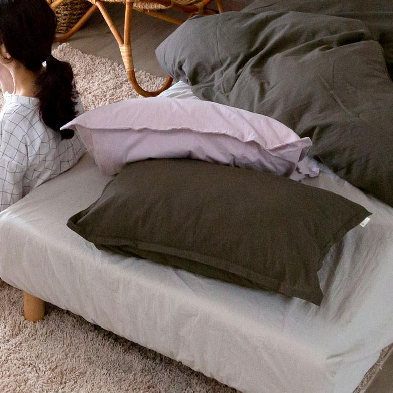 枕カバー ピローケース 日本製 綿100％ Sol Mane ファスナー無し 合わせ式 無地 約45×65cm 5色展開 ホテルライク 94802 | ブランド登録なし | 16