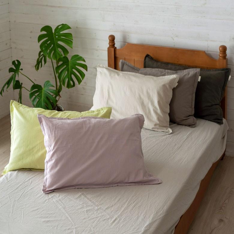 枕カバー ピローケース 日本製 綿100％ Sol Mane ファスナー無し 合わせ式 無地 約45×65cm 5色展開 ホテルライク 94802 | ブランド登録なし | 07