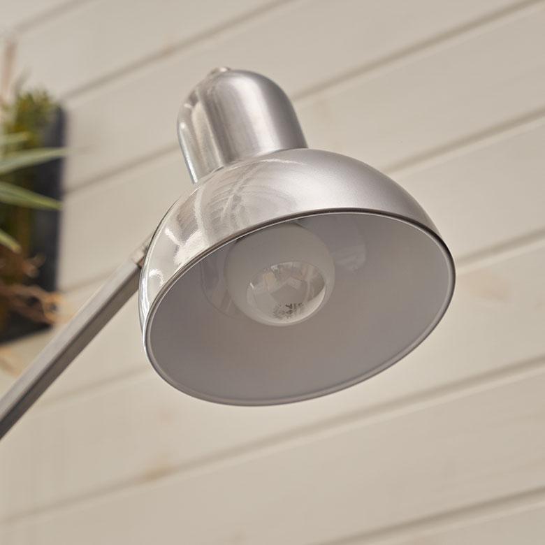 デスク ライト 照明 1灯 LED 対応 白熱球 付 E26 直径 17.3cm フロア ランプ ヴィンテージ 風 スイッチ おしゃれ 北欧 雑貨 インテリア 西海岸 94804 | HERMOSA | 11