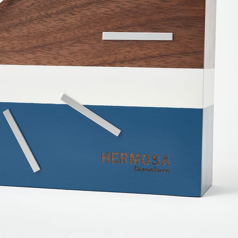 置き 時計 掛け アナログ クロック ウォール ウッド 木製 軽量 乾電池 レトロ ミッドセンチュリー 卓上 壁 おしゃれ 北欧 雑貨 インテリア 西海岸 94806 | HERMOSA | 19