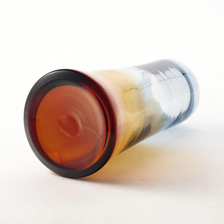 フラワー ベース 花 瓶 びん 水入れ 可 ブラウン ブルー ガラス 一輪挿し 花入 れ グリーン おしゃれ 北欧 リゾート カラフル インテリア 雑貨 西海岸風 94809 | ブランド登録なし | 08