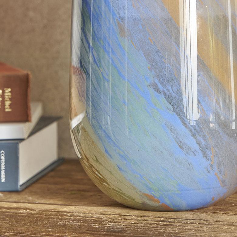 フラワー ベース 花 瓶 びん 水入れ 可 トール マーブル ガラス 一輪挿し 花入 れ グリーン おしゃれ 北欧 リゾート カラフル インテリア 雑貨 西海岸風 94811 | ブランド登録なし | 06