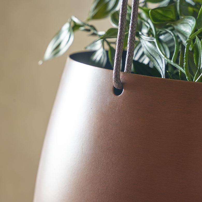 ハンギング ポット プランター カバー 鉢 吊り下げ 紐付き 観葉 植物 多肉 グリーン フラワー 花 ディスプレイ おしゃれ 北欧 インテリア 雑貨 西海岸風 94813 | ブランド登録なし | 03