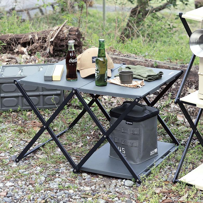 【タグ付き】キャンプテーブル BBQ テーブル アウトドア 2way レジャー タグ付き】 キャンプテーブル BBQ テーブル アウトドア 2way