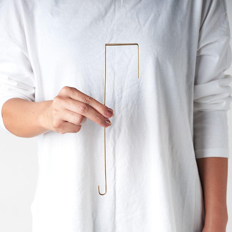 リースフック アンティーク 真鍮 クリスマス リース フック 玄関 ドア ブラス 25cm ドアフック ロング おしゃれ 北欧 リゾート 雑貨 インテリア 西海岸 94821 | ブランド登録なし | 09