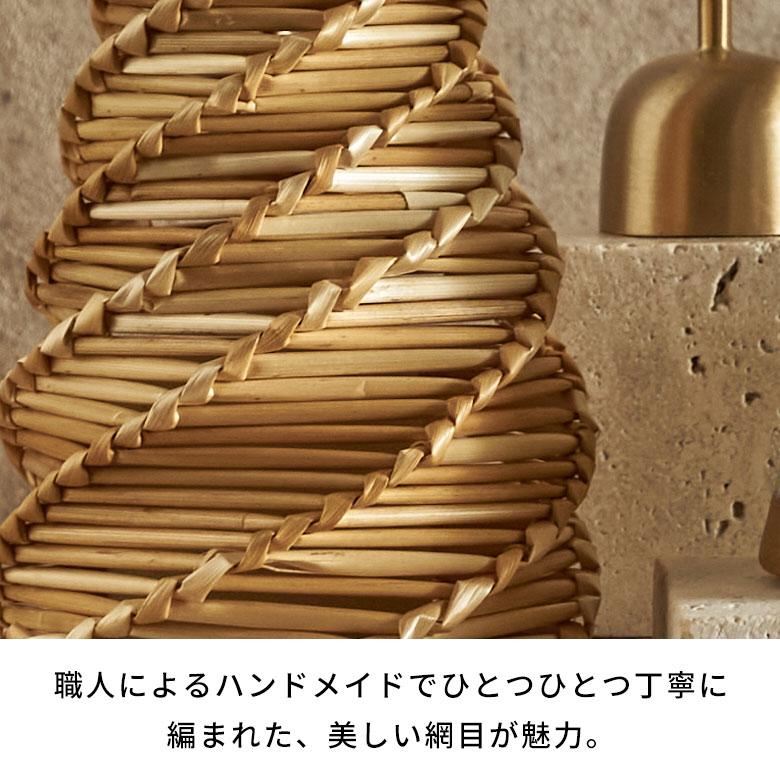 ツリー オブジェ クリスマス 飾り クリスマスツリー 卓上 高さ18cm 麦わら ストロー ミニツリー 置物 おしゃれ 北欧 リゾート 雑貨 インテリア 西海岸 94823 | ブランド登録なし | 02