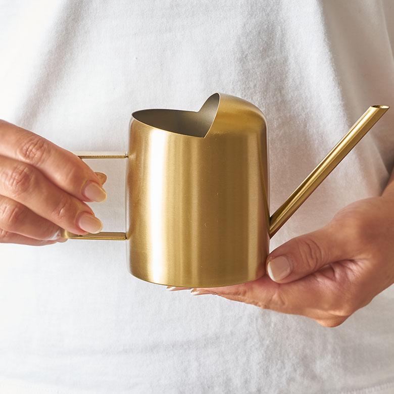 じょうろ ステンレス ジョウロ おしゃれ ミニ 細口 ジョーロ ガーデニング 水差し 観葉植物 水やり 園芸 多肉植物 水さし 北欧 インテリア 雑貨 西海岸 94838 | ブランド登録なし | 12