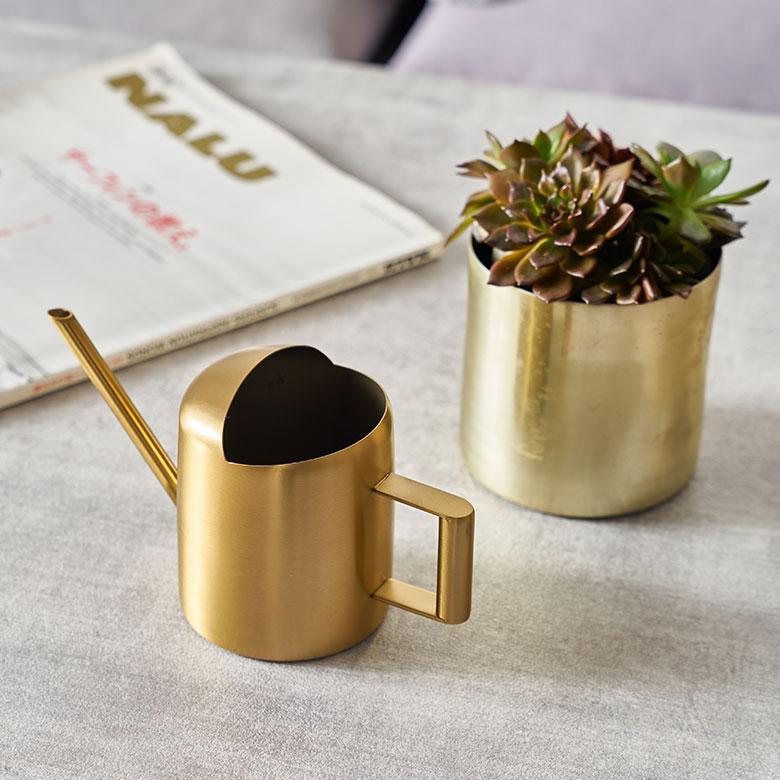 じょうろ ステンレス ジョウロ おしゃれ ミニ 細口 ジョーロ ガーデニング 水差し 観葉植物 水やり 園芸 多肉植物 水さし 北欧 インテリア 雑貨 西海岸 94838 | ブランド登録なし | 11