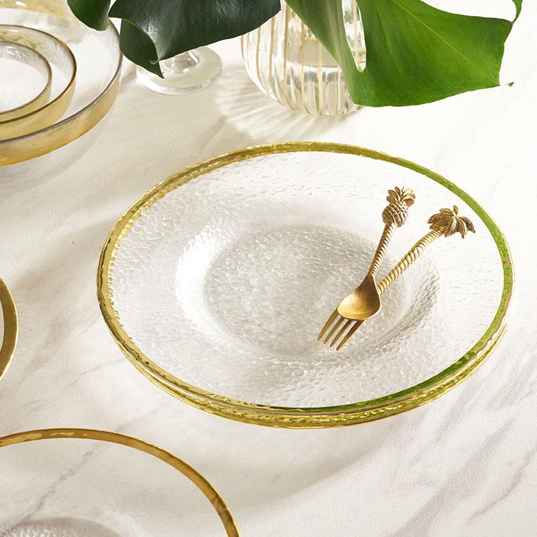 ガラス 皿 おしゃれ ガラスプレート 大皿 28センチ プレート皿 ラウンドプレート おしゃれ 北欧 パーティ皿 丸皿 食器 キッチン 雑貨 西海岸風 インテリア 94840 | ブランド登録なし | 16