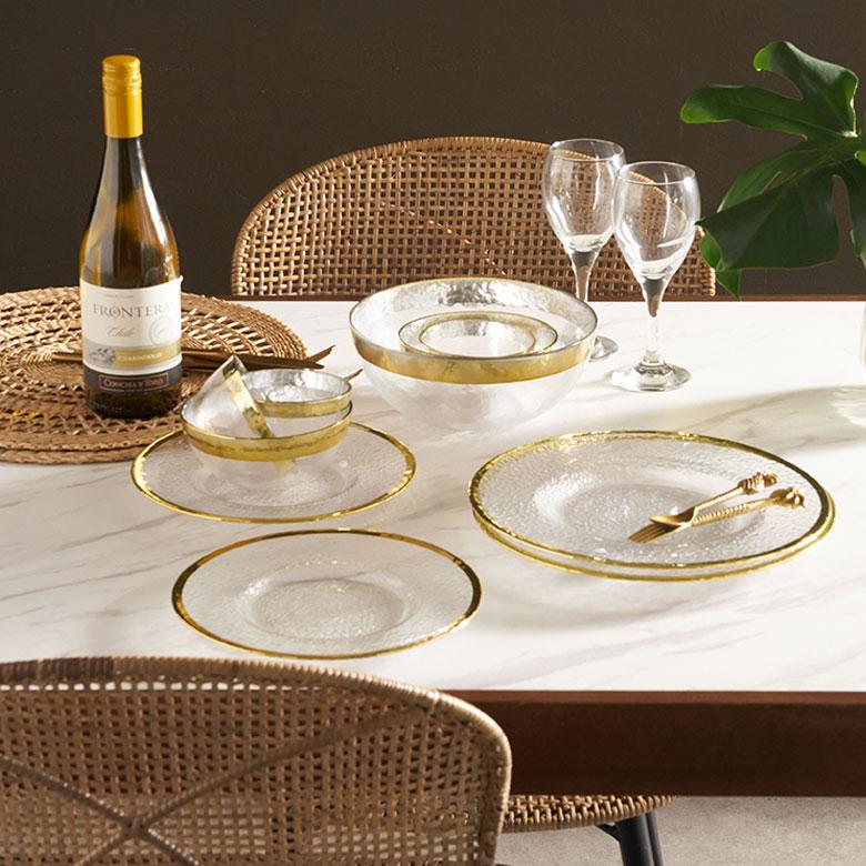 サラダボウル ガラス おしゃれ ガラス食器 中鉢 ガラス皿 取り皿 フルーツボウル ゴールド シルバー ボウル 皿 北欧 キッチン 雑貨 西海岸風 インテリア 94842 | ブランド登録なし | 19